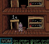 In-game screen of the game Dragon Tales - Dragon Wings on Nintendo Game Boy Color