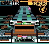In-game screen of the game Klax on Nintendo Game Boy Color