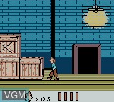 In-game screen of the game Tintin - Le Temple du Soleil on Nintendo Game Boy Color
