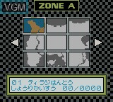 In-game screen of the game Game Boy Wars 3 on Nintendo Game Boy Color