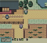 In-game screen of the game Ganbare Goemon - Tengu-tou no Gyakushuu! on Nintendo Game Boy Color