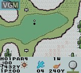In-game screen of the game Golf de Oha Suta on Nintendo Game Boy Color