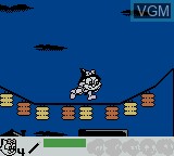 In-game screen of the game Baby Felix Halloween on Nintendo Game Boy Color