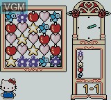 In-game screen of the game Hello Kitty no Beads Koubou on Nintendo Game Boy Color