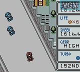 In-game screen of the game Shutokou Racing, The on Nintendo Game Boy Color