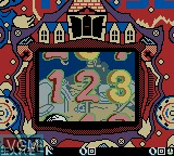 In-game screen of the game Hissatsu Pachinko Boy CR Monster House on Nintendo Game Boy Color