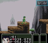In-game screen of the game Hunter X Hunter - Kindan no Hihou on Nintendo Game Boy Color