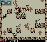 In-game screen of the game Karamuchou wa Oosawagi! Okawari! on Nintendo Game Boy Color