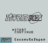 Title screen of the game Pachi-Slot Kids on Nintendo Game Boy