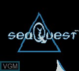 Title screen of the game seaQuest DSV on Nintendo Game Boy