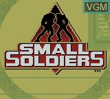 Title screen of the game Small Soldiers on Nintendo Game Boy