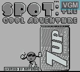 Title screen of the game Spot - The Cool Adventure on Nintendo Game Boy