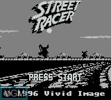 Title screen of the game Street Racer on Nintendo Game Boy
