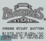 Title screen of the game Super Black Bass on Nintendo Game Boy
