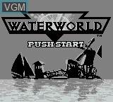 Title screen of the game Waterworld on Nintendo Game Boy