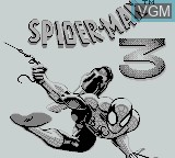 Title screen of the game Spider-Man 3 - Invasion of the Spider-Slayers on Nintendo Game Boy