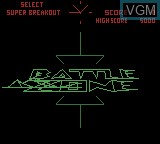 Title screen of the game Arcade Classics - Super Breakout / Battlezone on Nintendo Game Boy