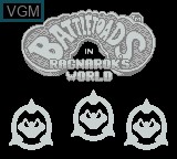 Title screen of the game Battletoads in Ragnarok's World on Nintendo Game Boy
