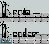Title screen of the game Brain Bender on Nintendo Game Boy