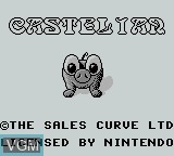 Title screen of the game Castelian on Nintendo Game Boy