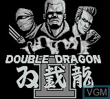 Title screen of the game Double Dragon II on Nintendo Game Boy