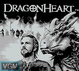 Title screen of the game Dragon Heart on Nintendo Game Boy