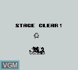 Menu screen of the game Peetan on Nintendo Game Boy