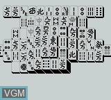Menu screen of the game Shanghai on Nintendo Game Boy