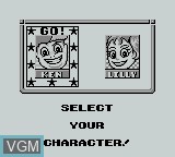 Menu screen of the game Stop That Roach! on Nintendo Game Boy