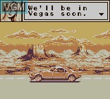 Menu screen of the game Vegas Stakes on Nintendo Game Boy