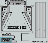 Menu screen of the game World Bowling on Nintendo Game Boy