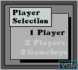 Menu screen of the game 4-in-1 Fun Pak on Nintendo Game Boy