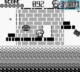 In-game screen of the game Kyoro-Chan Land on Nintendo Game Boy