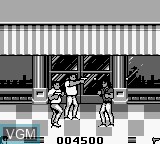 In-game screen of the game Lethal Weapon on Nintendo Game Boy