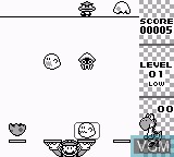 In-game screen of the game Mario & Yoshi on Nintendo Game Boy