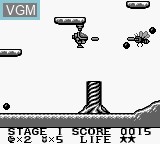 In-game screen of the game Max on Nintendo Game Boy