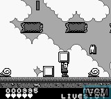 In-game screen of the game McDonaldland on Nintendo Game Boy