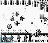 In-game screen of the game Mercenary Force on Nintendo Game Boy