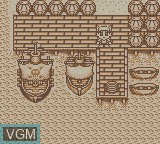 In-game screen of the game MoguMogu Gombo - Harukanaru Chou Ryouri Densetsu on Nintendo Game Boy