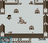 In-game screen of the game Mystical Ninja Starring Goemon on Nintendo Game Boy