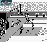 In-game screen of the game NBA Jam - Tournament Edition on Nintendo Game Boy