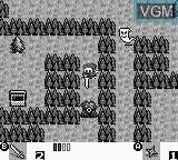 In-game screen of the game Ninja Taro on Nintendo Game Boy