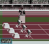 In-game screen of the game Olympic Summer Games - Atlanta 1996 on Nintendo Game Boy
