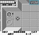 In-game screen of the game Out of Gas on Nintendo Game Boy