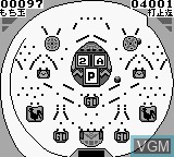 In-game screen of the game Pachiokun on Nintendo Game Boy