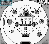 In-game screen of the game Pachiokun 3 on Nintendo Game Boy