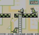 In-game screen of the game Pokonyan! Yume no Daibouken on Nintendo Game Boy
