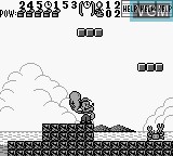 In-game screen of the game Popeye 2 on Nintendo Game Boy