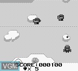 In-game screen of the game Rainbow Prince on Nintendo Game Boy