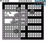 In-game screen of the game 2nd Space on Nintendo Game Boy